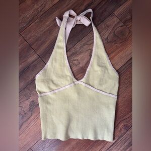 Kimchi Blue knit halter top